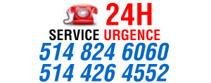 Services d'urgence 24h : 514 824 6060 - 514 426 4552 